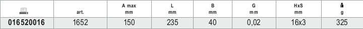 1652-ANALOGUE VERNIER