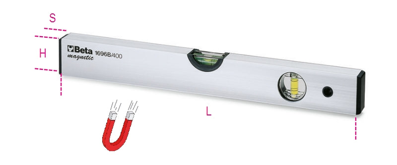1696B 200-SPIRIT LEVELS MAGNETIC BASES