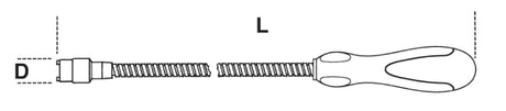 1712E/2-FLEXIBLE MAGNETIC PICK UP TOOLS