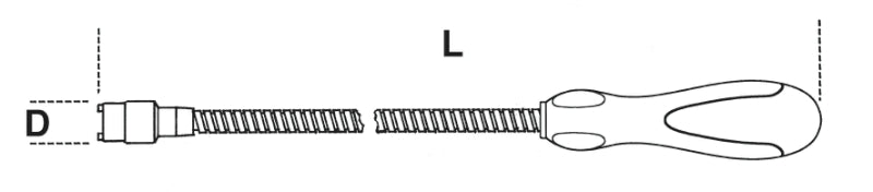1712E/1-FLEXIBLE MAGNETIC PICK UP TOOLS