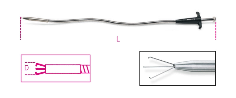 1713M 1000-FLEXIBLE PICK UP TOOL