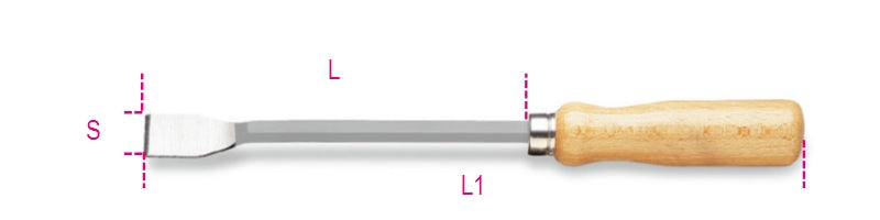 1717D 150-FLAT SCRAPER FRONT CUT