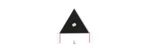 1717T RT-SPARE TRIANGULAR BLADES
