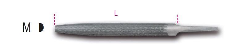 1718A6/M-ROUGH HALF-ROUND FILES