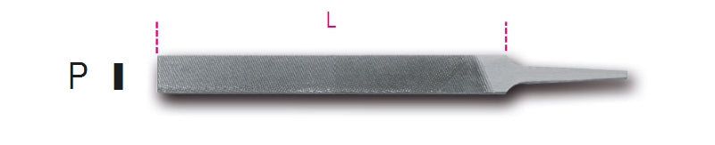 1718A6/T-SECOND-CUT TRIANGULAR FILES
