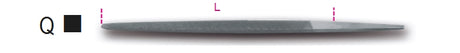 1718A10/Q-SECOND-CUT SQUARE FILES