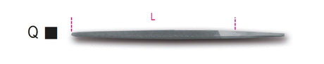 1718A6/T-SECOND-CUT TRIANGULAR FILES