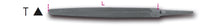 1718D6/T-ROUGH TRIANGULAR FILES
