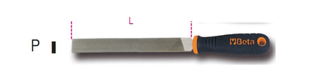 1719BMD10/M-ROUGH HALF-ROUND FILES
