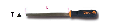 1719BMD8/M-ROUGH HALF-ROUND FILES
