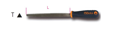 1719BMD12/T-ROUGH TRIANGULAR FILES