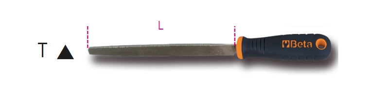 1719BMX6/T-SMOOTH TRIANGULAR FILES