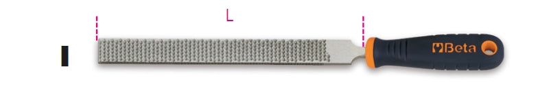 1719BM/RL-FLAT RASP FILE BIMATERIAL