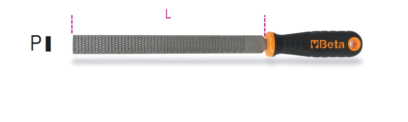 1719BM/RP-FLAT RASP - PLASTIC HANDLE
