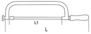 1727HS-HACKSAW FRAME HEAVY SERIES