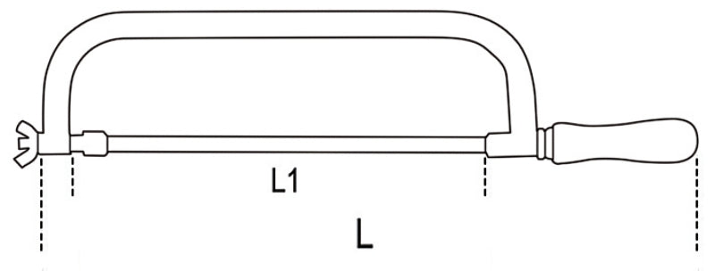 1727HS-HACKSAW FRAME HEAVY SERIES