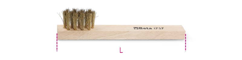 1737-BRUSH - CORRUGATED BRASS WIRES