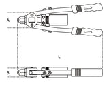 1740B 280-COMPACT RIVETING PLIERS