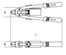 1740B 280-COMPACT RIVETING PLIERS