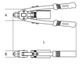 1740B 280-COMPACT RIVETING PLIERS