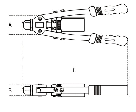 1740B 330-COMPACT RIVETING PLIERS