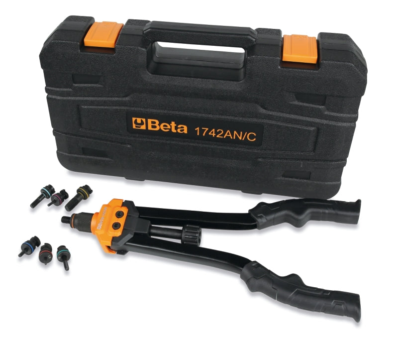 1742AN/C-HEAVY-DUTY RIV.PLIERS+80 RIVETS