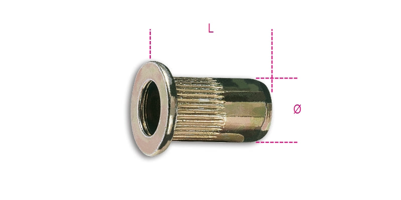 1742R-A M3-STEEL THREADED RIVETS 20PCS
