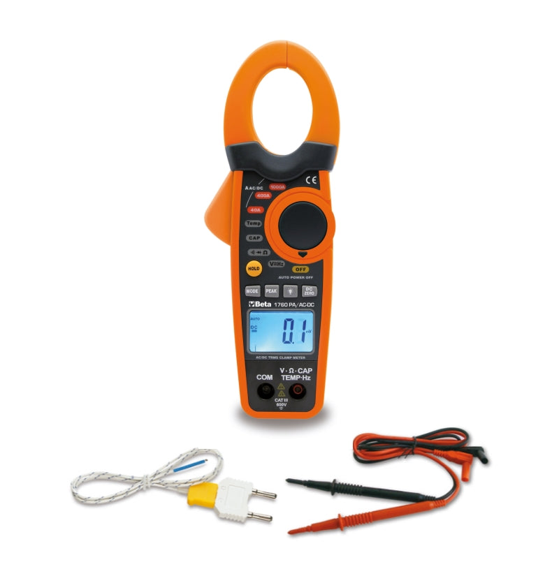 1760PA/AC-DC-AMPEROM. CLAMP + MULTIMETER