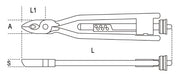 1761RS/1-REVERSIBLE WIRE TWISTING PLIER