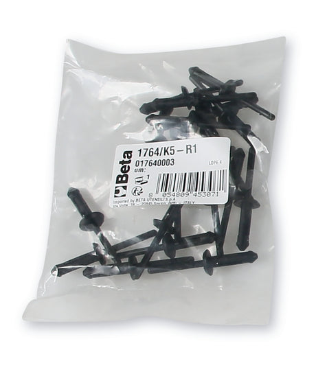 1764/K5-R2-PACK OF 20 PLASTIC RIVETS