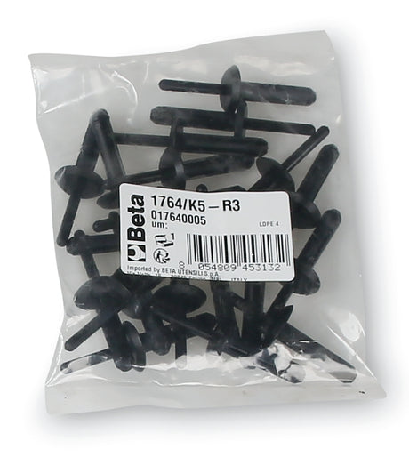 1764/K5-R1-PACK OF 20 PLASTIC RIVETS