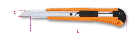 1770A-UTILITY KNIFE WITH BLADE LOCKING
