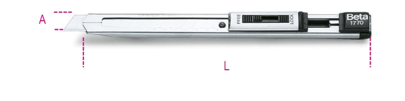 1770-EXTRA FLAT UTILITY KNIFE