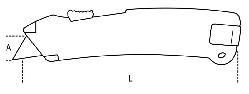 1772H-HS-SAFETY UTILITY KNIFE