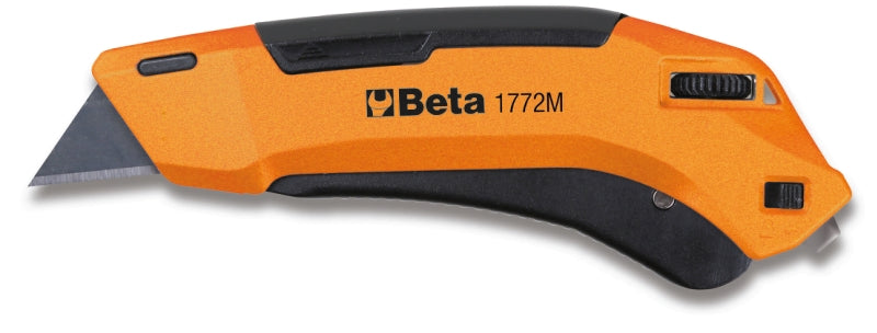 1772M-SAFETY UTILITY KNIFE, RETRAC.BLADE