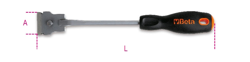 1774A-MULTIFUNCTION SCRAPER BI-MATERIAL
