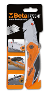 1777BMT-FOLDAWAY KNIFE - TRAPEZ. BLADE