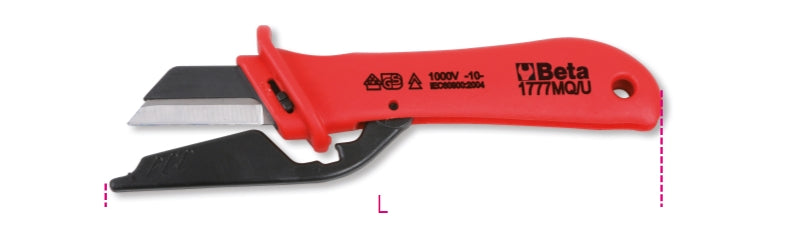 1777MQ/U-CABLE STRIPPING KNIFE 1000V