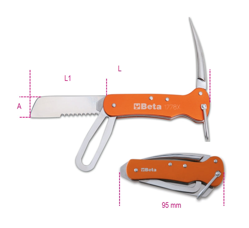 1778X-NAUTICAL KNIVES - ALUMINIUM HANDLE