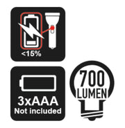 1833 M-HIGH-BRIGHTNESS LED TORCH 700LM