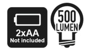 1833 S-HIGH-BRIGHTNESS LED TORCH 500 LM