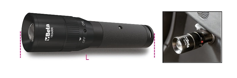 1834RR-LED TORCH, RECHARGEABLE