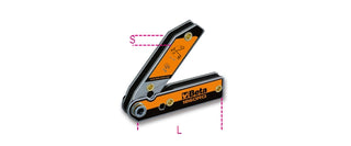 1860RG-ADJUSTAB.MAGNETIC SQUARE 30°÷270°