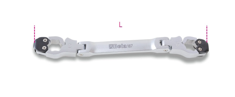 187 16X17-SWIVELLING - OPENABLE WRENCHES