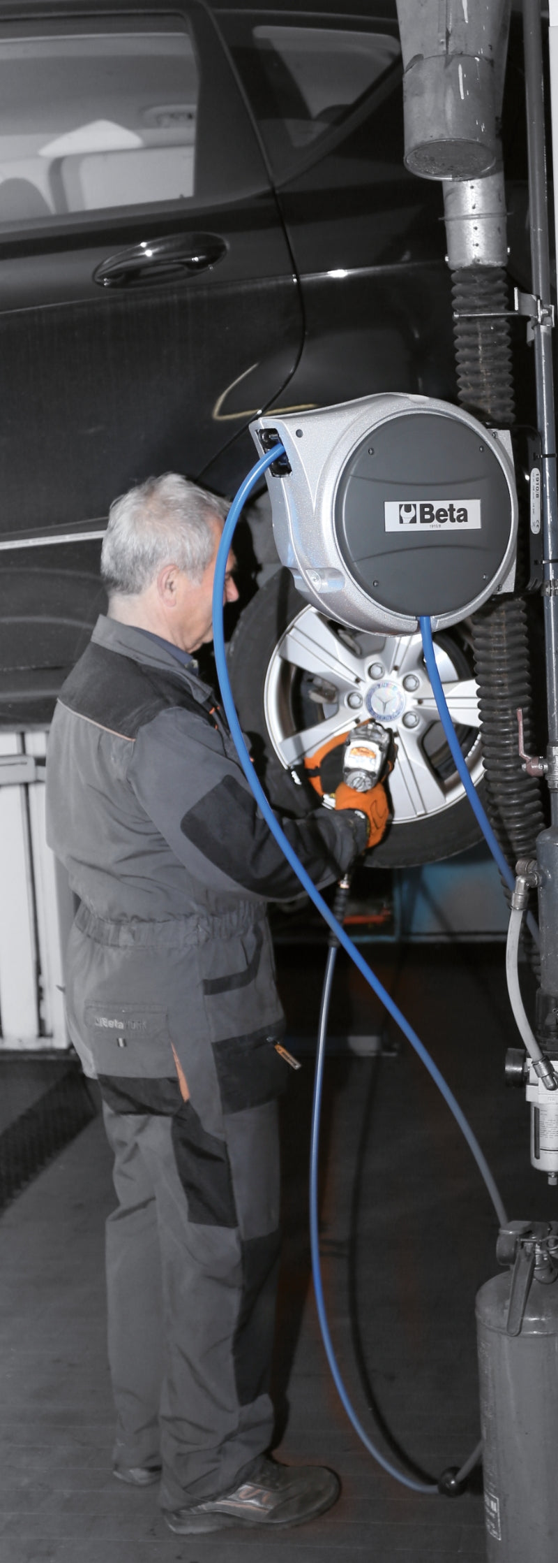 1910/8-AUTOMATIC HOSE REEL ALUMINIUM