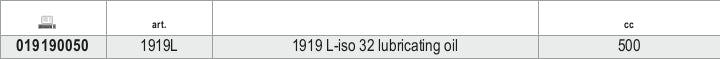 1919L-ISO 32 LUBRICATING OIL