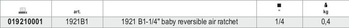 1921B1-1/4 BABY REVERSIBLE AIR RATCHET