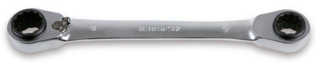 192 16-19-RATCHETING FLAT BI-HEX RING WR