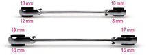 192 16-19-RATCHETING FLAT BI-HEX RING WR