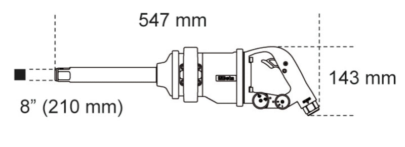 1930LH-REVERSIBLE IMPACT WRENCH